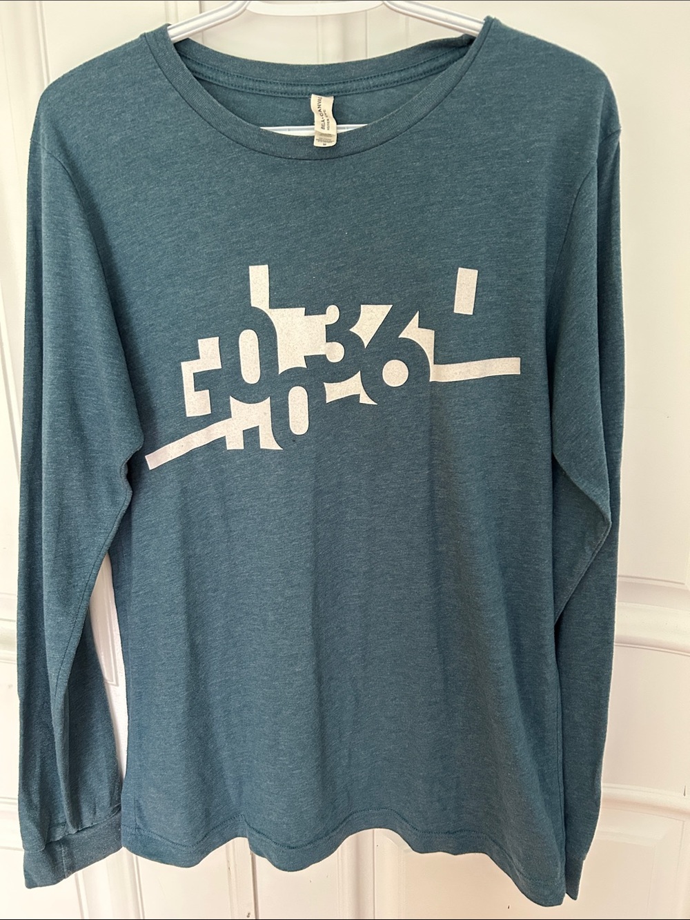 TeeRico - Lin-Manuel Miranda Broadway 10036 Graphic Long Sleeve Shirt - Teal - M